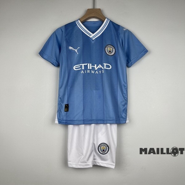 Foot Maillot Pas Cher Domicile Conjunto De Enfant Manchester City 2023 2024 Bleu