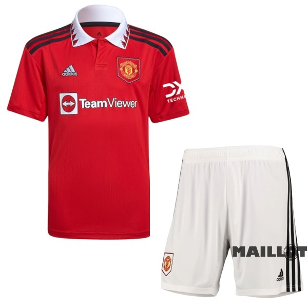 Foot Maillot Pas Cher Domicile Conjunto De Enfant Manchester United 2022 2023 Rouge