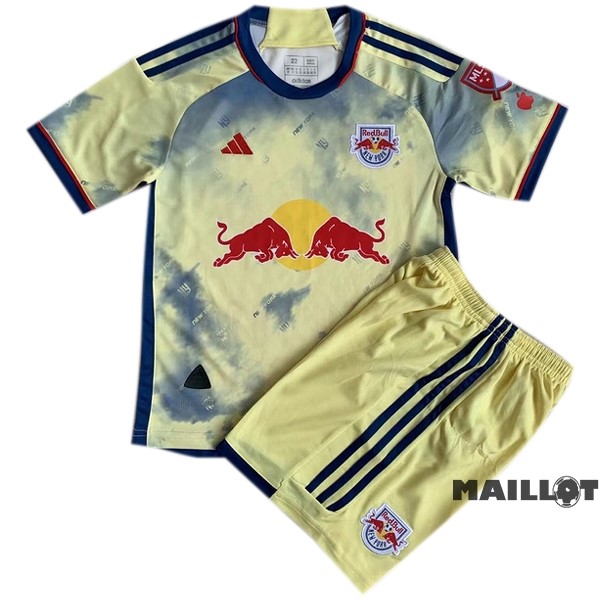 Foot Maillot Pas Cher Domicile Conjunto De Enfant New York Red Bulls 2023 2024 Jaune