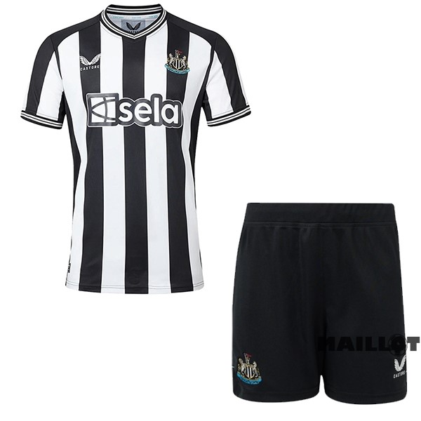 Foot Maillot Pas Cher Domicile Conjunto De Enfant Newcastle United 2023 2024 Blanc Noir