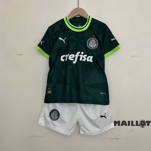Foot Maillot Pas Cher Domicile Conjunto De Enfant Palmeiras 2023 2024 Vert