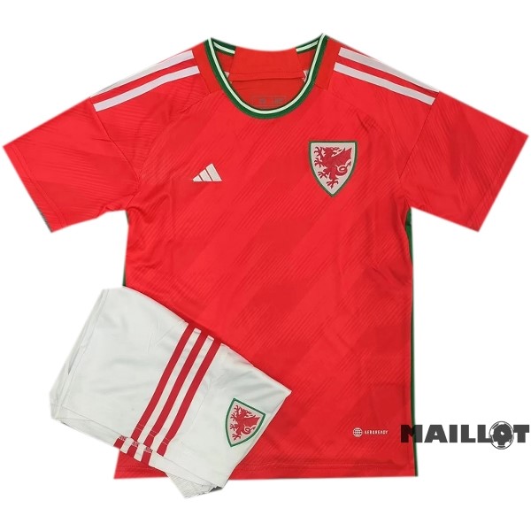 Foot Maillot Pas Cher Domicile Conjunto De Enfant Pays de Galles 2022 Rouge
