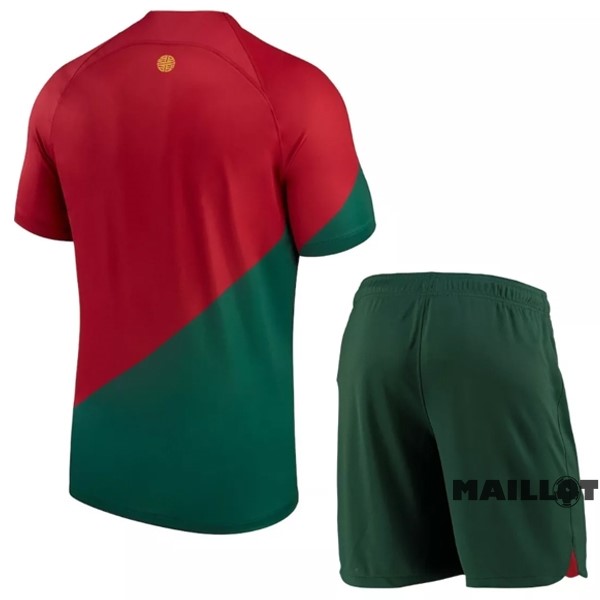 Foot Maillot Pas Cher Domicile Conjunto De Enfant Portugal 2022 Rouge