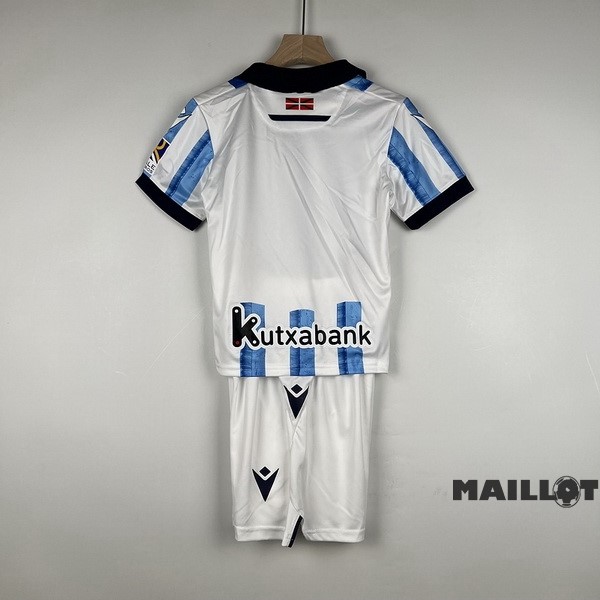Foot Maillot Pas Cher Domicile Conjunto De Enfant Real Sociedad 2023 2024 Blanc Bleu