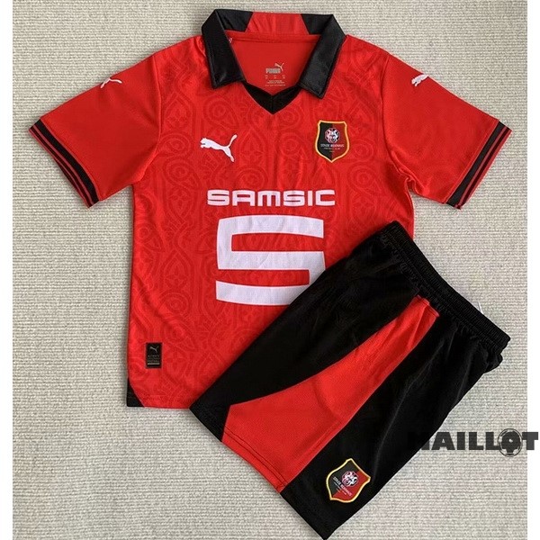 Foot Maillot Pas Cher Domicile Conjunto De Enfant Rennais 2023 2024 Rouge