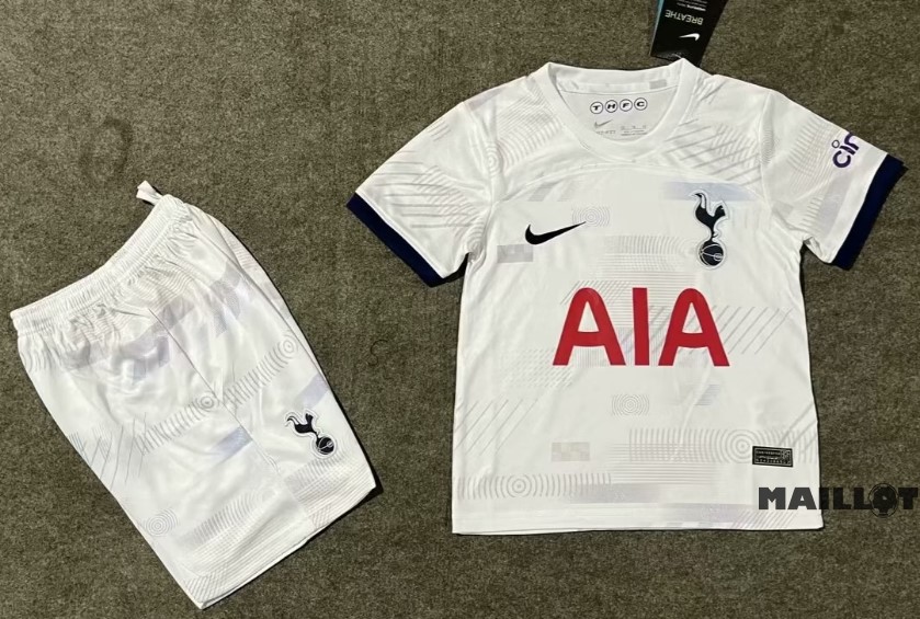 Foot Maillot Pas Cher Domicile Conjunto De Enfant Tottenham Hotspur 2023 2024 Blanc