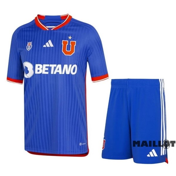 Foot Maillot Pas Cher Domicile Conjunto De Enfant Universidad De Chili 2023 2024 Bleu