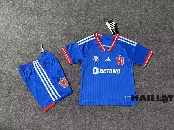 Foot Maillot Pas Cher Domicile Conjunto De Enfant Universidad De Chili 2023 2024 Bleu