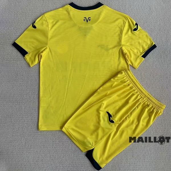 Foot Maillot Pas Cher Domicile Conjunto De Enfant Villarreal 2023 2024 Jaune
