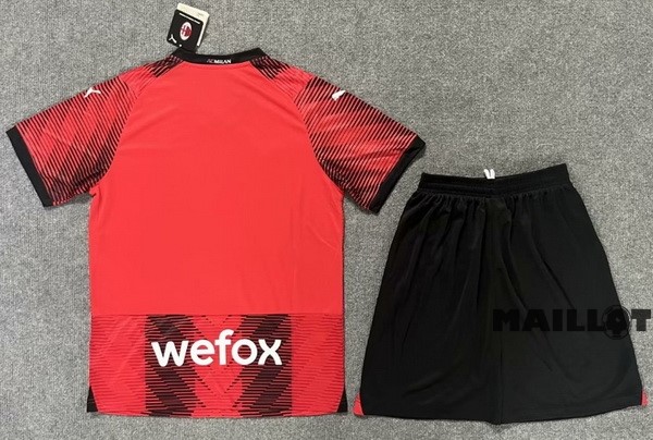 Foot Maillot Pas Cher Domicile Conjunto De Homme AC Milan 2023 2024 Rouge