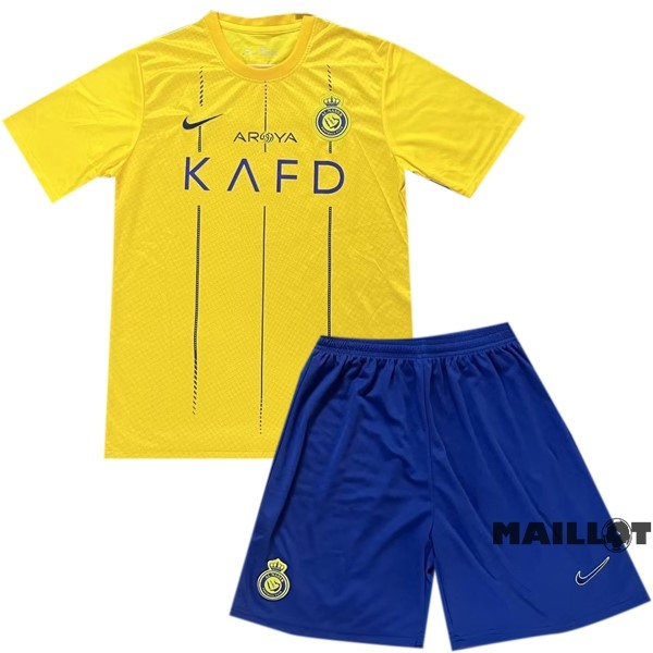 Foot Maillot Pas Cher Domicile Conjunto De Homme Al Nassr 2023 2024 Jaune