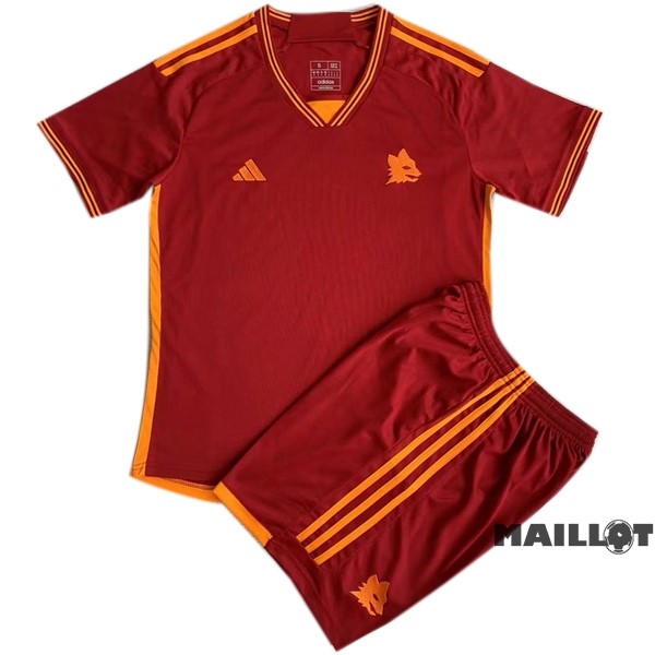 Foot Maillot Pas Cher Domicile Conjunto De Homme As Roma 2023 2024 Rouge