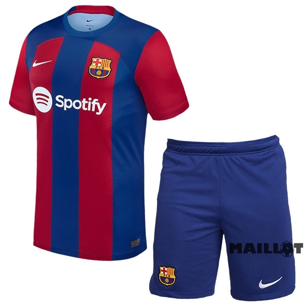 Foot Maillot Pas Cher Domicile Conjunto De Homme Barcelona 2023 2024 Bleu