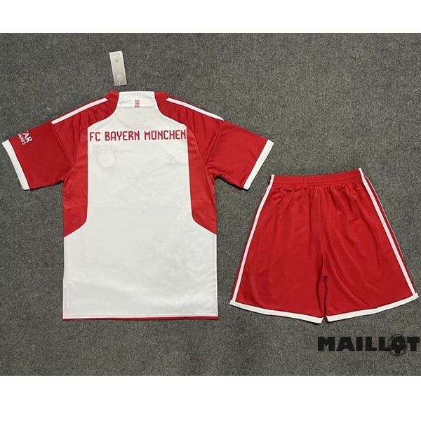 Foot Maillot Pas Cher Domicile Conjunto De Homme Bayern Múnich 2023 2024 Blanc Rouge