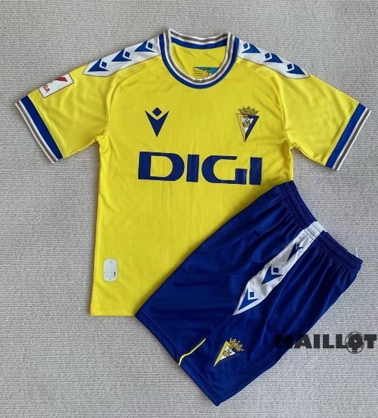 Foot Maillot Pas Cher Domicile Conjunto De Homme Cádiz 2023 2024 Jaune