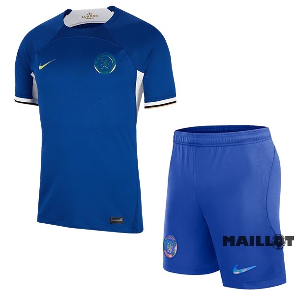 Foot Maillot Pas Cher Domicile Conjunto De Homme Chelsea 2023 2024 Bleu