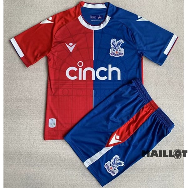 Foot Maillot Pas Cher Domicile Conjunto De Homme Crystal Palace 2023 2024 Bleu Rouge