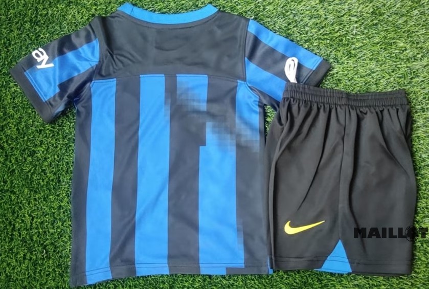 Foot Maillot Pas Cher Domicile Conjunto De Homme Enfant Inter Milán 2023 2024 Bleu