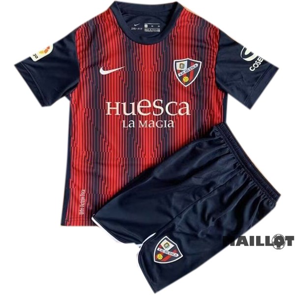 Foot Maillot Pas Cher Domicile Conjunto De Homme Huesca 2022 2023 Rouge Noir