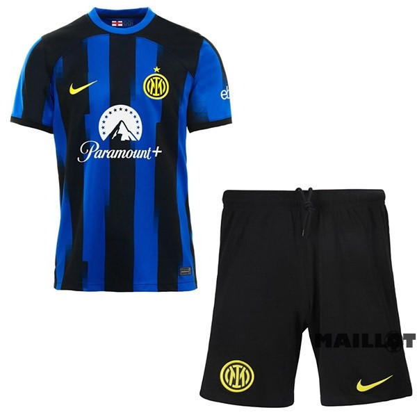 Foot Maillot Pas Cher Domicile Conjunto De Homme Inter Milán 2023 2024 Bleu