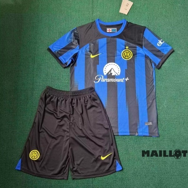 Foot Maillot Pas Cher Domicile Conjunto De Homme Inter Milán 2023 2024 Bleu