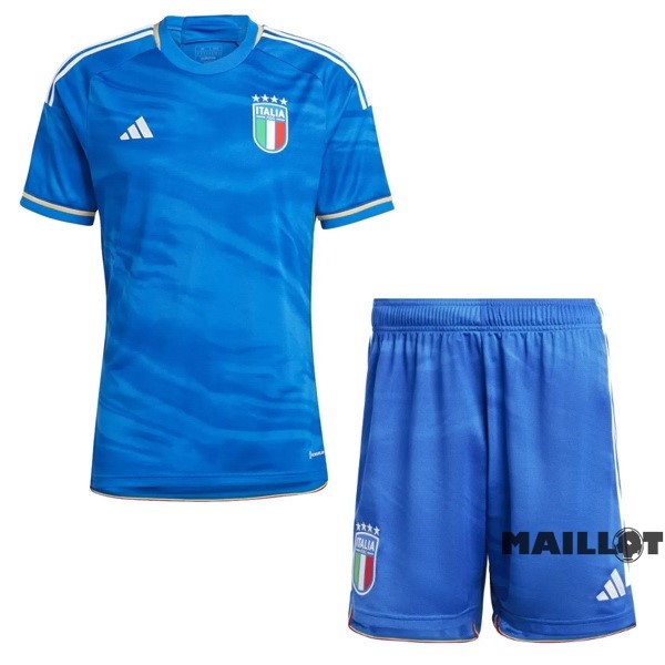 Foot Maillot Pas Cher Domicile Conjunto De Homme Italie 2023 Bleu