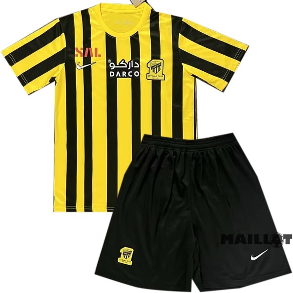 Foot Maillot Pas Cher Domicile Conjunto De Homme Ittihad 2023 2024 Jaune