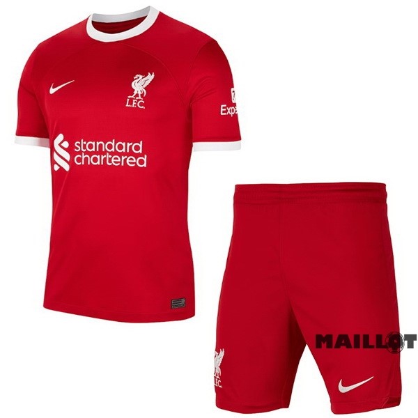 Foot Maillot Pas Cher Domicile Conjunto De Homme Liverpool 2023 2024 Rouge