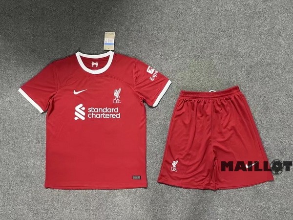 Foot Maillot Pas Cher Domicile Conjunto De Homme Liverpool 2023 2024 Rouge