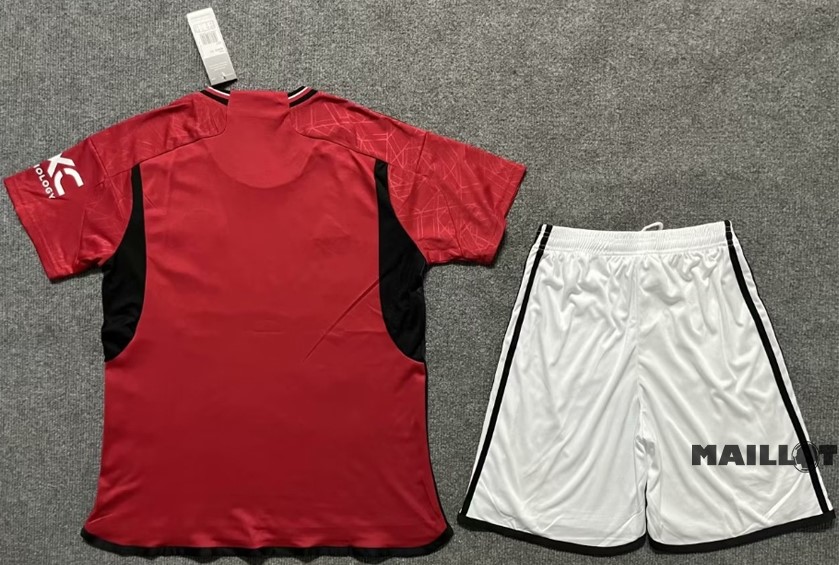 Foot Maillot Pas Cher Domicile Conjunto De Homme Manchester United 2023 2024 Rouge