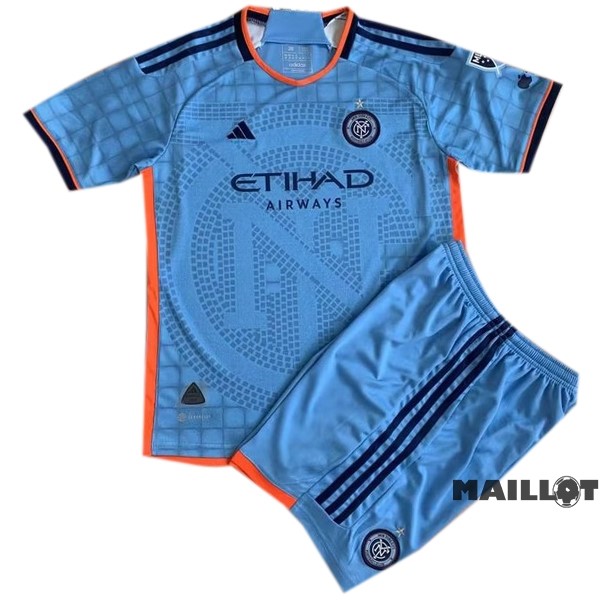 Foot Maillot Pas Cher Domicile Conjunto De Homme New York City 2023 2024 Bleu