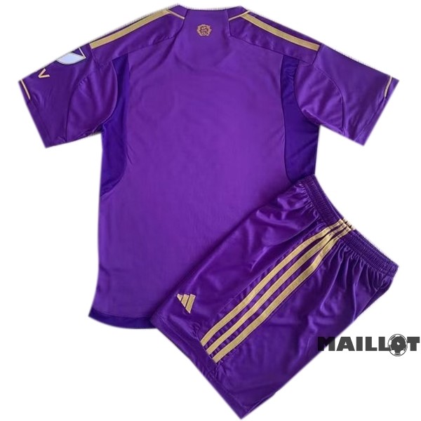 Foot Maillot Pas Cher Domicile Conjunto De Homme Orlando City 2023 2024 Purpura