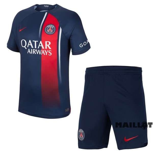 Foot Maillot Pas Cher Domicile Conjunto De Homme Paris Saint Germain 2023 2024 Bleu