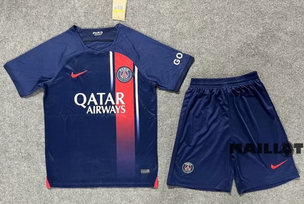 Foot Maillot Pas Cher Domicile Conjunto De Homme Paris Saint Germain 2023 2024 Bleu