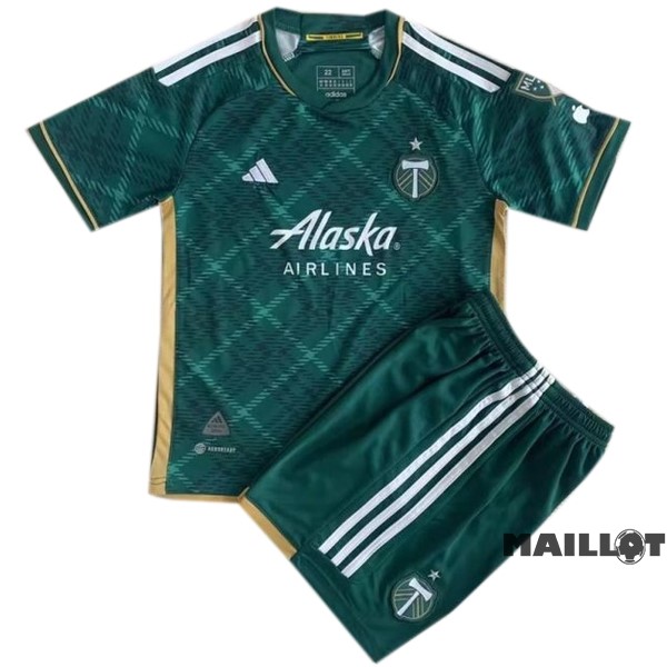 Foot Maillot Pas Cher Domicile Conjunto De Homme Portland Timbers 2023 2024 Vert