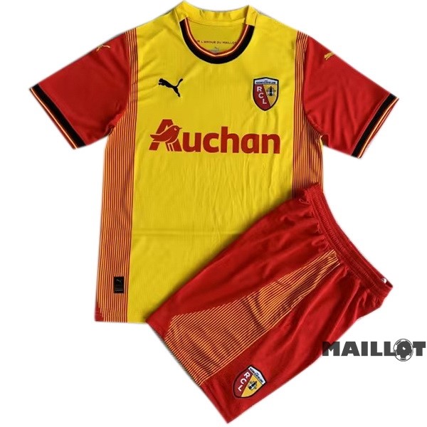 Foot Maillot Pas Cher Domicile Conjunto De Homme RC Lens 2023 2024 Jaune