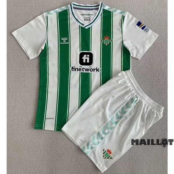Foot Maillot Pas Cher Domicile Conjunto De Homme Real Betis 2023 2024 Vert