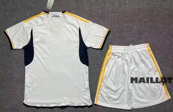 Foot Maillot Pas Cher Domicile Conjunto De Homme Real Madrid 2023 2024 Blanc