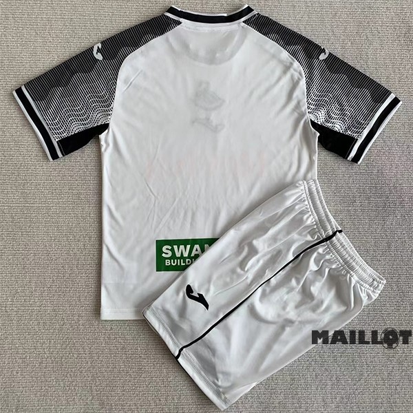 Foot Maillot Pas Cher Domicile Conjunto De Homme Swansea 2023 2024 Blanc