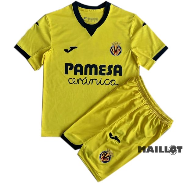 Foot Maillot Pas Cher Domicile Conjunto De Homme Villarreal 2023 2024 Jaune