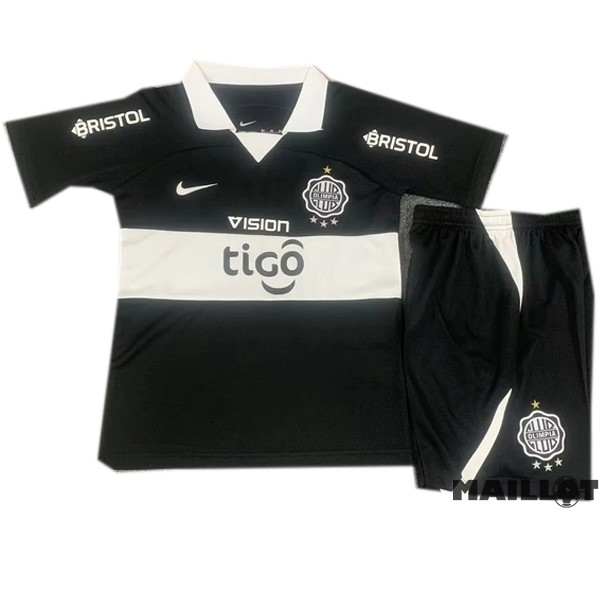 Foot Maillot Pas Cher Domicile Conjunto De Olimpia Olimpia 2023 2024 Noir