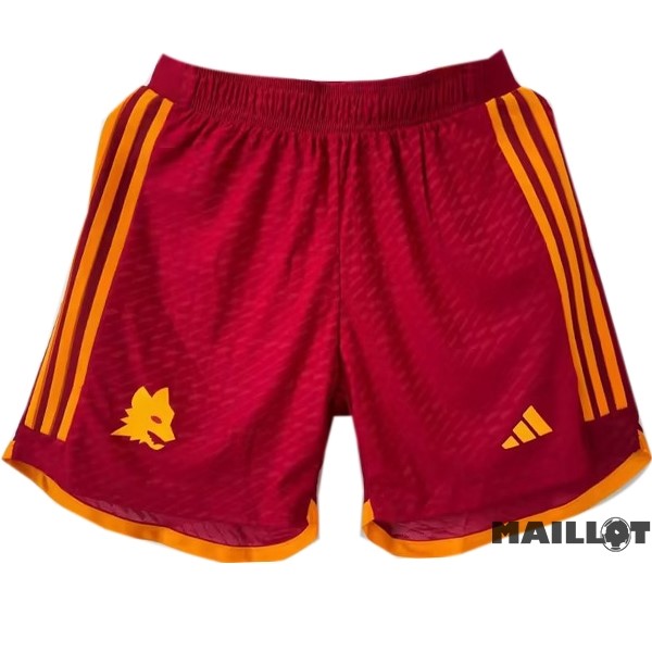 Foot Maillot Pas Cher Domicile Joueurs Pantalon As Roma 2023 2024 Rouge