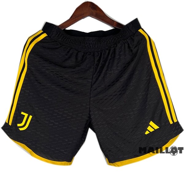 Foot Maillot Pas Cher Domicile Joueurs Pantalon Juventus 2023 2024 Noir