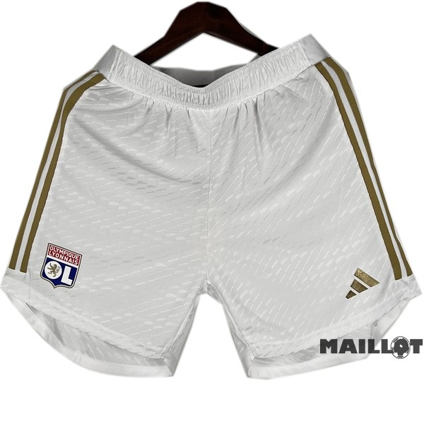 Foot Maillot Pas Cher Domicile Joueurs Pantalon Lyon 2023 2024 Blanc
