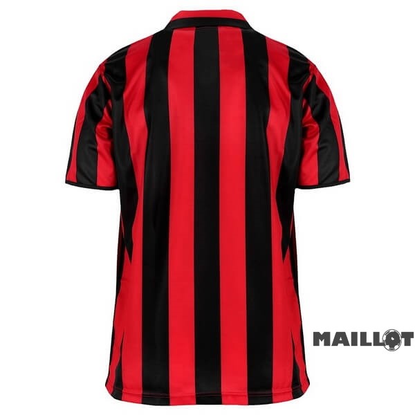Foot Maillot Pas Cher Domicile Maillot AC Milan Retro 1988 1989 Rouge