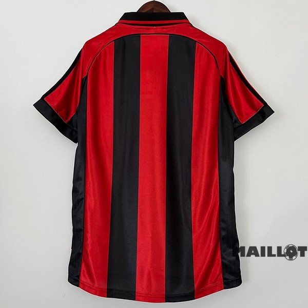 Foot Maillot Pas Cher Domicile Maillot AC Milan Retro 1998 2000 Rouge