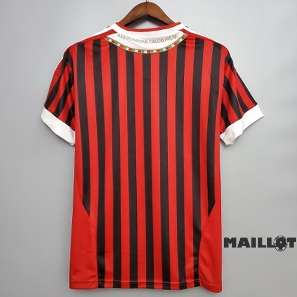 Foot Maillot Pas Cher Domicile Maillot AC Milan Retro 2011 2012 Rouge