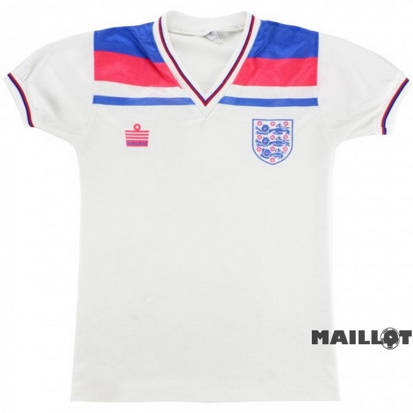 Foot Maillot Pas Cher Domicile Maillot Angleterre Retro 1980 Blanc