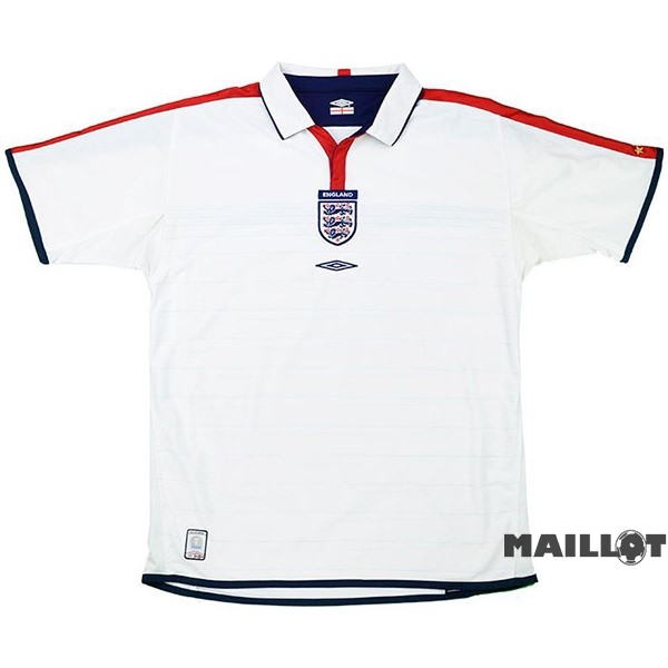 Foot Maillot Pas Cher Domicile Maillot Angleterre Retro 2004 Blanc