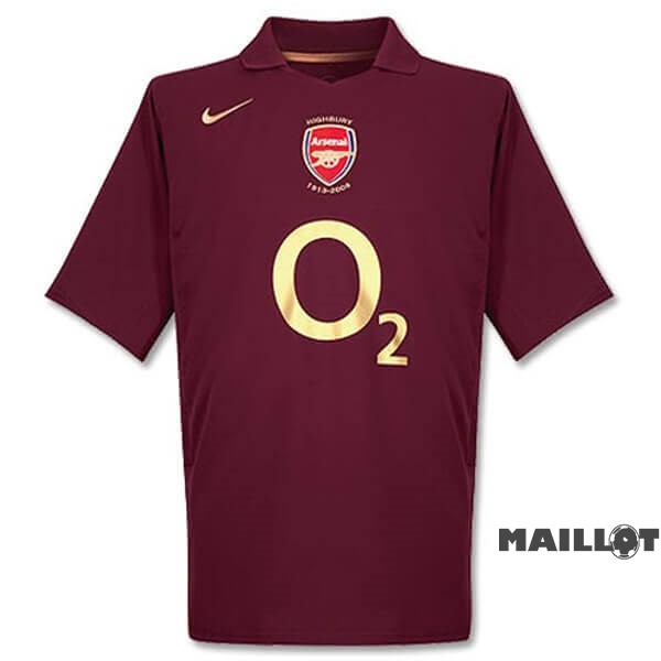 Foot Maillot Pas Cher Domicile Maillot Arsenal Retro 2005 06 Bordeaux